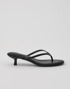 Nelly - Sort - Rounded Thong Heel