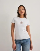 Nelly - Hvid - Lace Keyhole Top