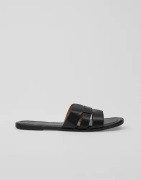 Nelly - Sort - Flat Sandal
