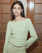 Nelly - Grøn - Elegant Structure Ls Top