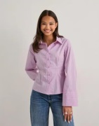 Neo Noir - Pink - Rosa Shadow Stripe Shirt