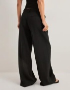 Nelly - Sort - Mid Waist Wide Suit Pants