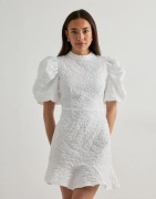 Vero Moda - Hvid - Vmfiona Ss High Neck Short Dress Ex