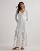 Vero Moda - Hvid - Vmkennedy Ls Ankle Dress Jrs Exp