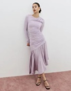 Malina - Lilla - Lionelle Asymmetrical Ruffled