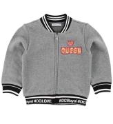 Dolce & Gabbana Cardigan - Sweat - GrÃ¥meleret m. Queen