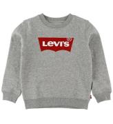 Levis Sweatshirt - Batwing Crew Neck - GrÃ¥meleret