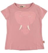 DYR T-shirt - DYRWildlife - Rose Glow m. Elefant