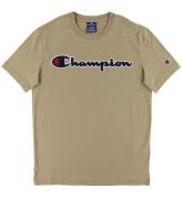 Champion Fashion T-shirt - Khaki m. Logo