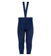 Condor Leggings m. Seler - Uld/Akryl - Navy Blue