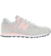 New Balance Sko - 574 - Rain Cloud/Pink Haze