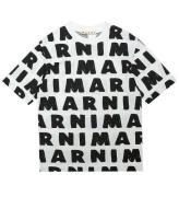 Marni T-shirt - Hvid m. Sort