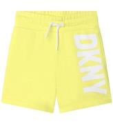 DKNY Sweatshorts - Lemon m. Hvid