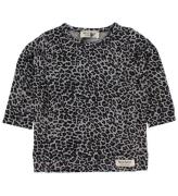 MarMar Bluse - GrÃ¥ Leopardprint