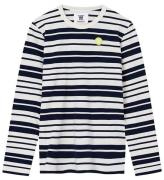 Wood Wood Bluse - Moa - Off White/Navy Stripes