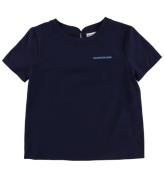 Calvin Klein T-shirt - Modal/Bomuld - Navy