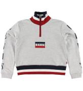 Levis Sweatshirt - Half Zip - GrÃ¥meleret