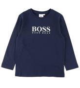 BOSS Bluse - Perm - Navy