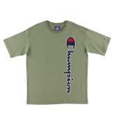 Champion Fashion T-shirt - GrÃ¸n m. Logo