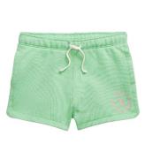 Polo Ralph Lauren Sweatshorts - Longwood - LysegrÃ¸n m. Rosa