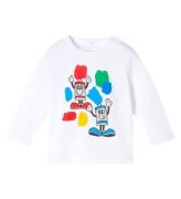 Stella McCartney Kids Bluse - Painting Friends - Off-White