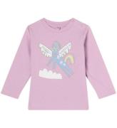 Stella McCartney Kids Bluse - Lilla m. EnhjÃ¸rning