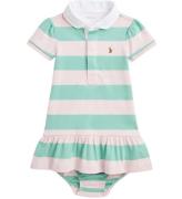 Polo Ralph Lauren Kjole m. Bloomers - Celadon/Hint of Pink