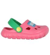 Tommy Hilfiger Sandaler - Comfy - Fuxia/Green