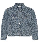 Little Marc Jacobs Denimjakke - Denim Blue m. Print