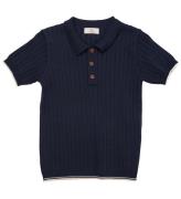 Copenhagen Colors Polo - Strik - Navy/Cream Comb.