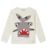 Stella McCartney Kids Sweatshirt - Hvid m. Haj