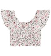 Designers Remix Top - Sandrine - White Flower Print