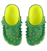 Crocs Sandaler - Classic Spikes Clog T - Acidity/Green Ivy