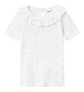 Lil' Atelier T-shirt - NmfRachello - Coconut Milk m. Blomster