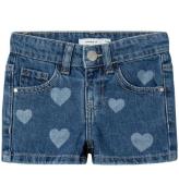 Name It Shorts - NmfRose - Denim Blue m. Hjerter