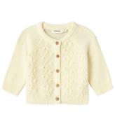 Lil Atelier Cardigan - Strik - NbfKaja - Lemon Icing