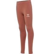 Hummel Leggings - HmlOnze - Copper Brown