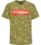 Hummel T-shirt - hmlRush - Green Olive