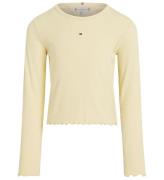 Tommy Hilfiger Bluse - Rib - Lemon Zest