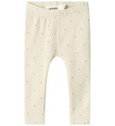 Lil' Atelier Leggings - Rib - NbfGago - Birch