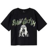 Name It T-shirt - NkfJaxana Billie Eilish - Sort