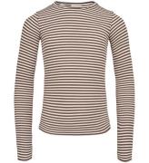 Sofie Schnoor Bluse - Rib - Petricia - Brown Striped