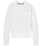 Tommy Hilfiger Bluse - Strik - Chenille - Ivory Petal