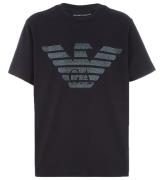 Emporio Armani T-shirt - Navy m. Logo