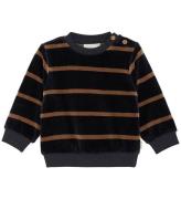 Minymo Sweatshirt - Velour - Dark Navy