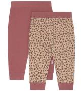 Mikk-Line Leggings - 2-pak - Rose Brown