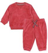 Tommy Hilfiger SÃ¦t - Bluse/Bukser - Velour - Heritage Pink