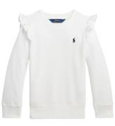 Polo Ralph Lauren Sweatshirt - Hvid m. FlÃ¦ser