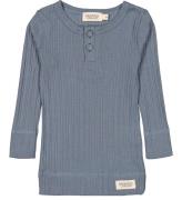 MarMar Bluse - Rib - Modal - Stormy Blue