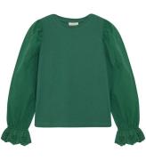 Creamie Bluse - Pine Green